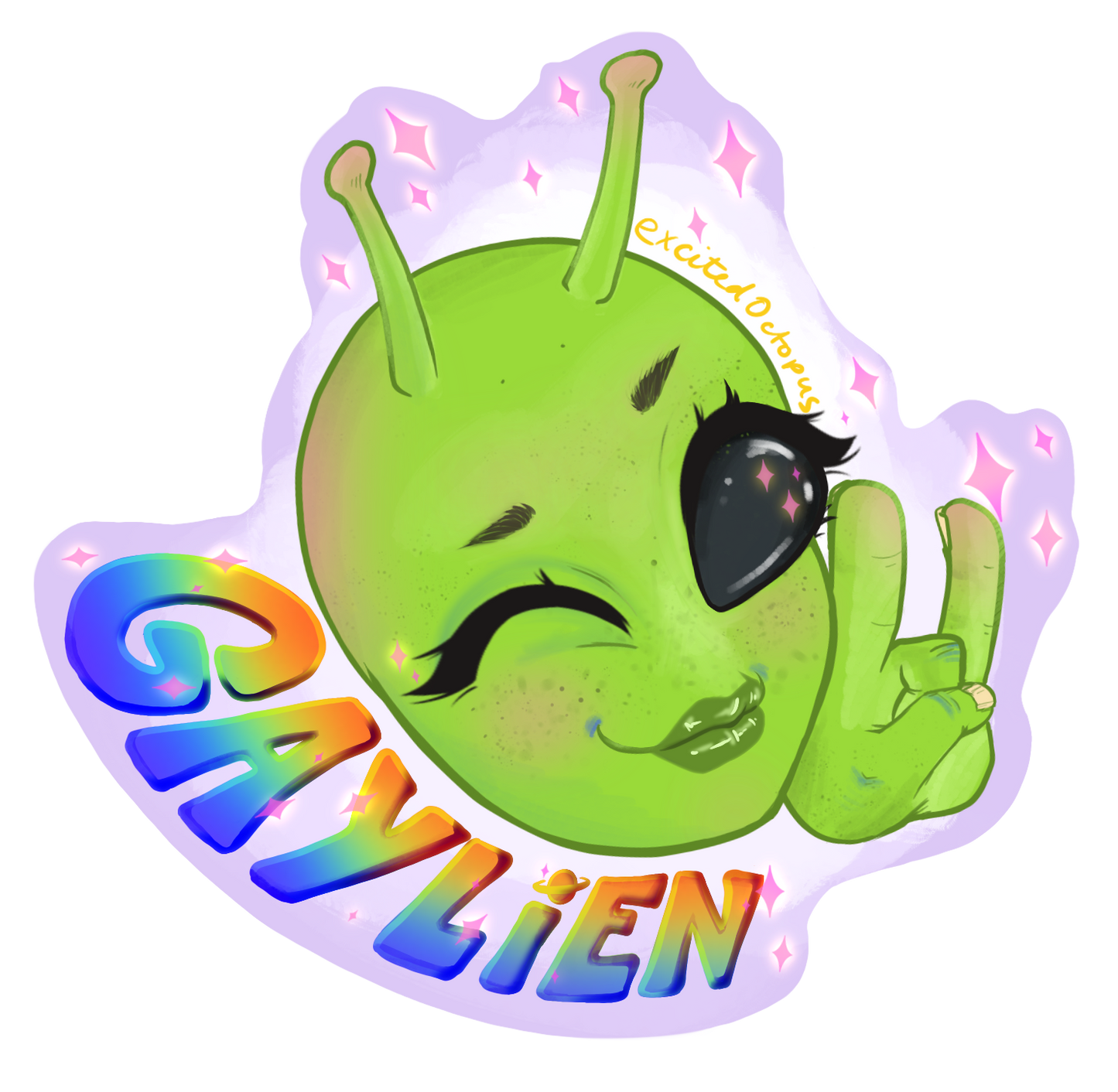 Gaylien sticker image 0